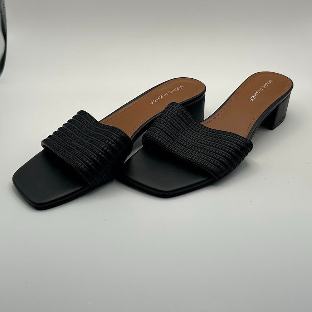 Marc Fisher Casala Block Heel Sandal Open Toe Women's 8